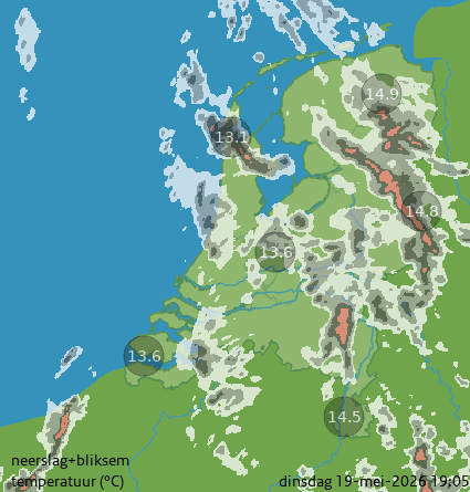 KNMI Neerslagradar